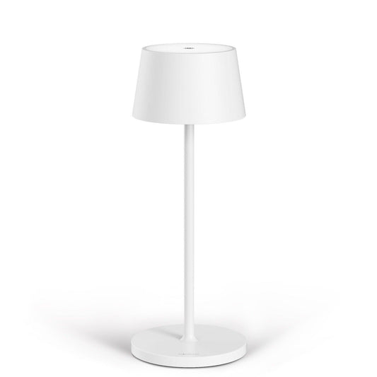 Lampada da tavolo ricaricabile con base rotonda